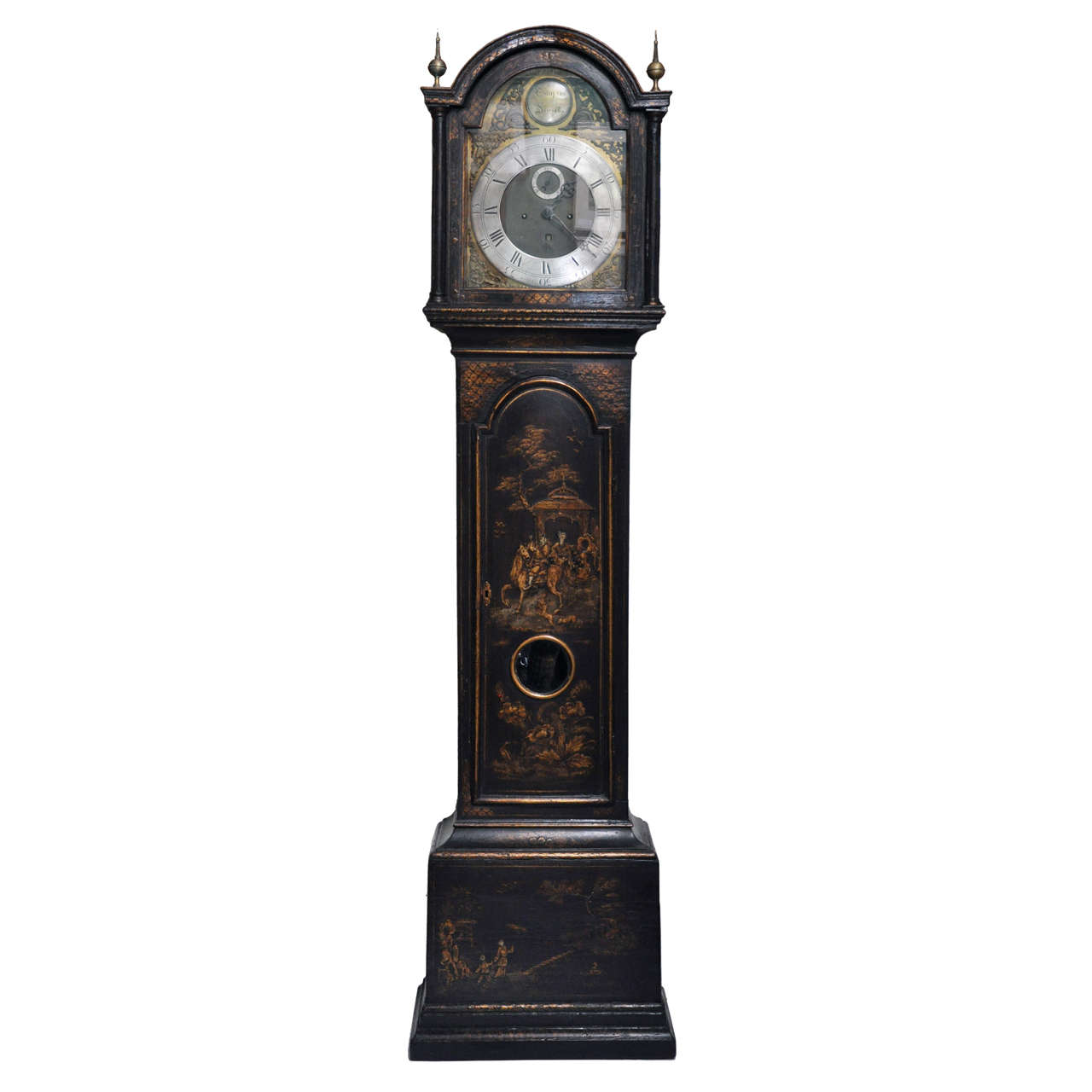 Fine English Lacquerwork Tallcase Clock, Circa 1780