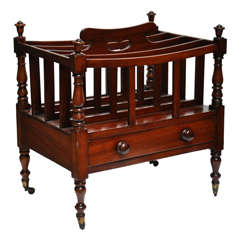 English Canterbury / Magazine Rack, Circa 1830