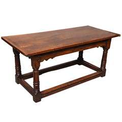 17th Century English Oak Refectory Table 1