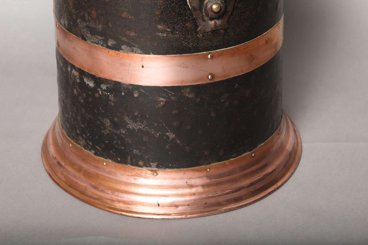 copper coal scuttle