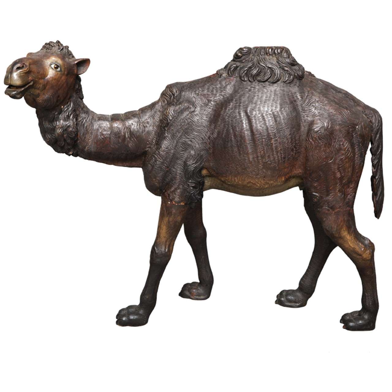 Exceptional 19th Century Neapolitan Creche Camel