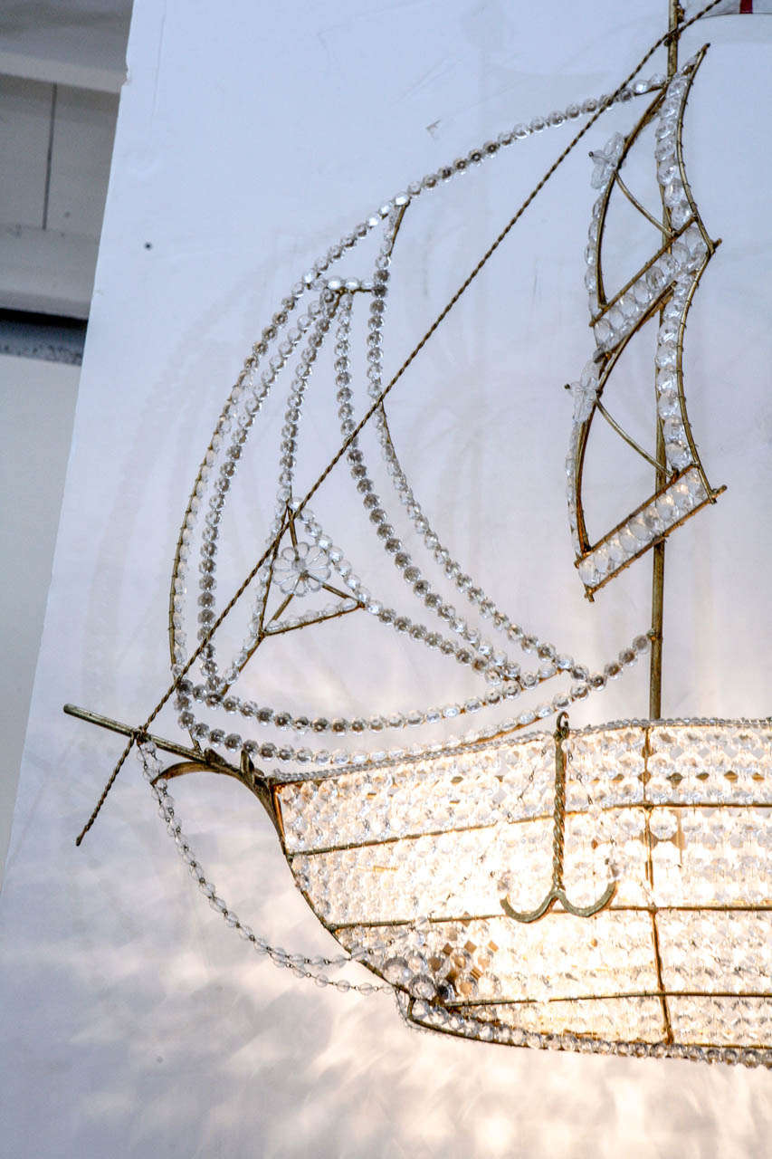 sailing ship chandelier