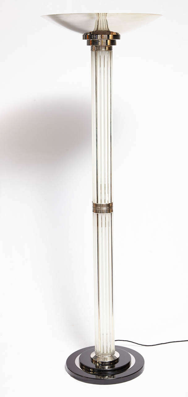 Pair of Art Deco Torchieres by Petitot