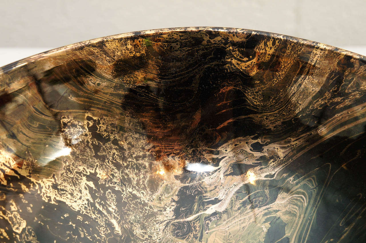 Porcelain A Large Sasha Brastoff Galaxy Bowl