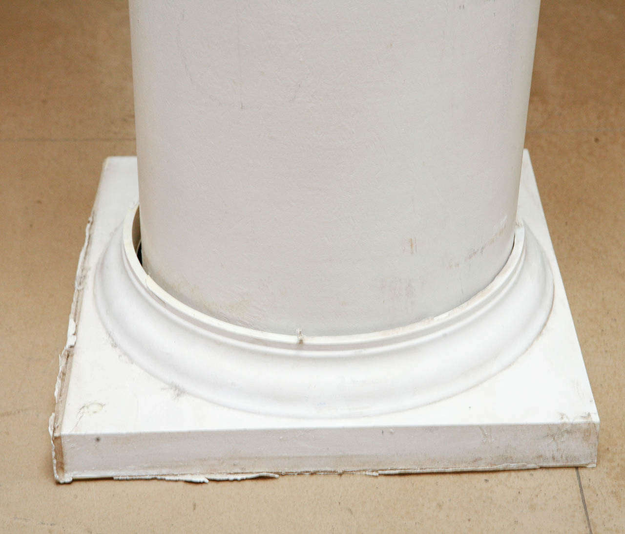 20th Century Set of Six White Doric Columns