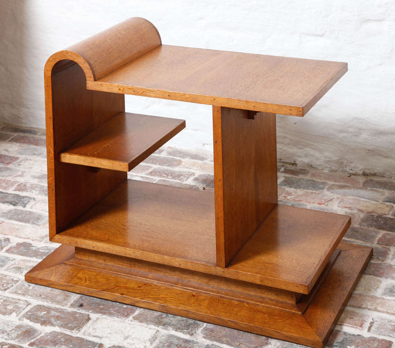 Belgian Oak Modernist Table