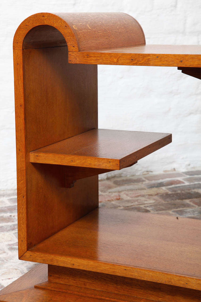 Belgian Oak Modernist Table For Sale 2