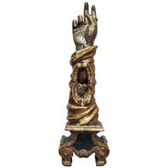 18th Century Reliquary in the Form of a Hand and Arm