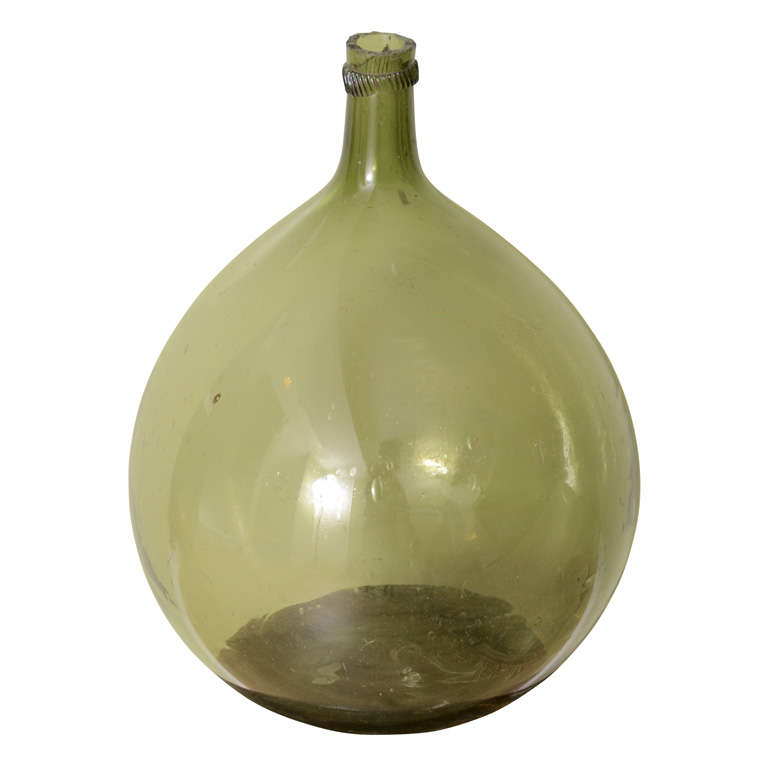 Large Glass Bottle France For Sale