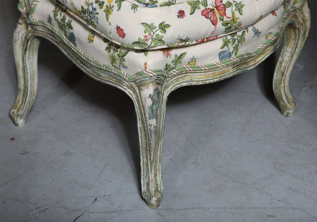 Fabric Pair of Darling French Slipper Chairs