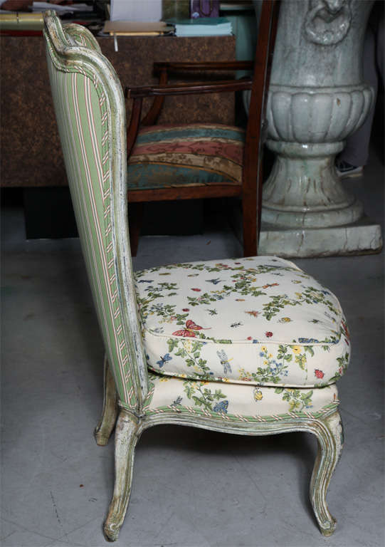 Pair of Darling French Slipper Chairs 1