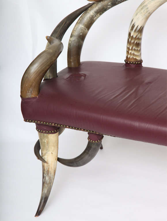 Mexican Amazing Steer Horn Settee