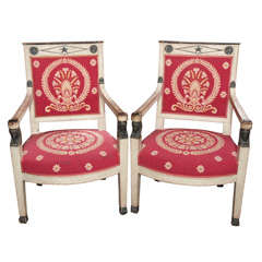 Pair of Consulate Fauteuils