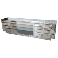 A Custom Paul Evans Cityscape Credenza