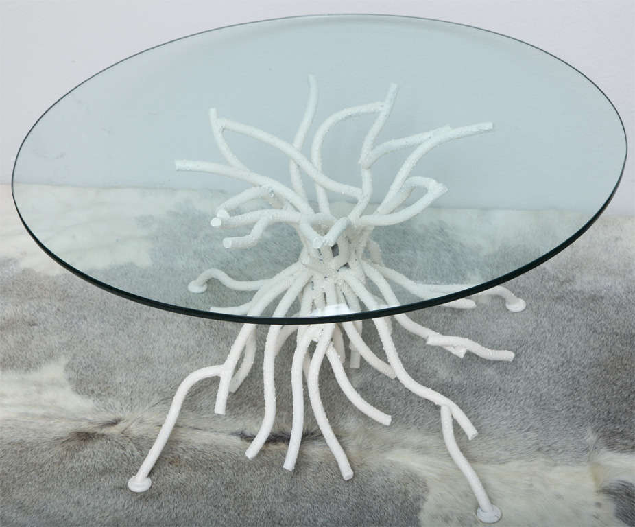 Wrought Iron Coral Table 3