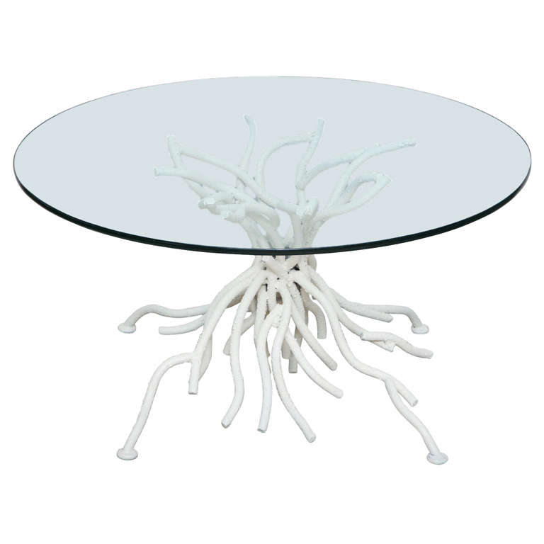 Wrought Iron Coral Table