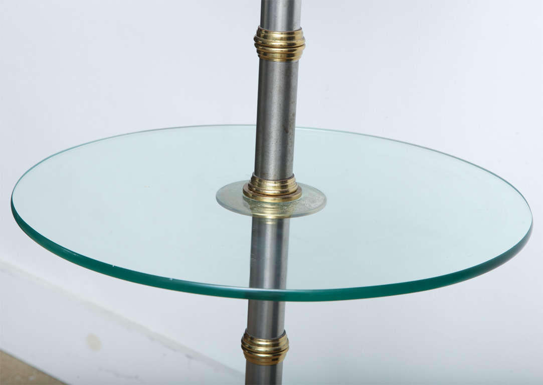 Mid-Century Modern Pair Mid Century Modern Hi- End Warren Kessler Brass Bamboo Floor Table Lamps