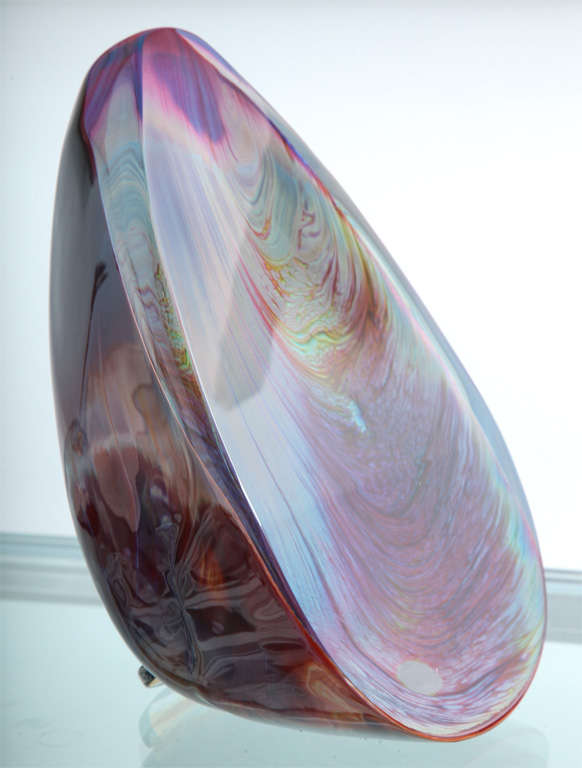 Italian Murano Glass Blowing Master Dino Rosin Sculpture 2