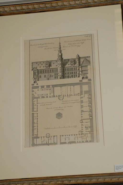 Set of 6 French Antique Architectural Prints. c1790 4
