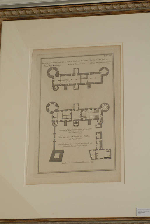 Set of 6 French Antique Architectural Prints. c1790 5