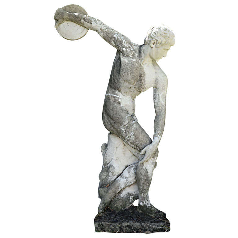 Discus Thrower Sculpture at 1stDibs
