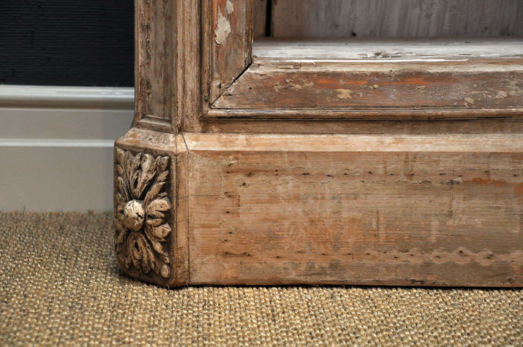Amazing Architectural Pediment Pine Bookcase 3
