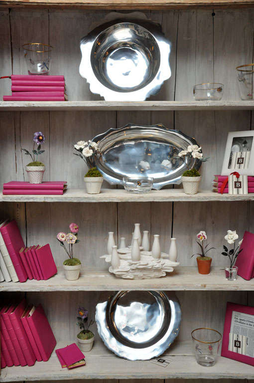 Amazing Architectural Pediment Pine Bookcase 5