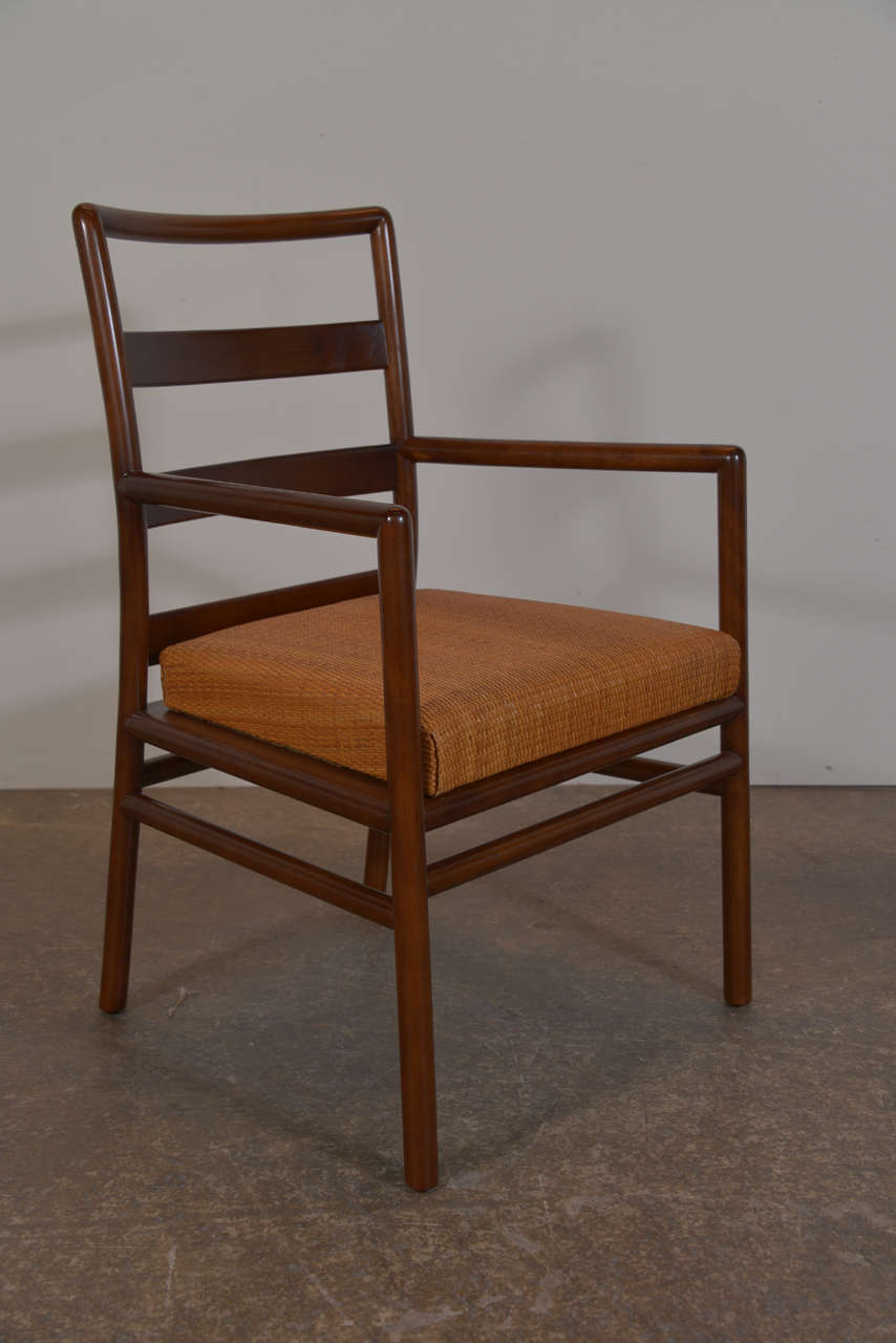 T.H. Robsjohn-Gibbings Set of 6 Dining Chairs In Excellent Condition In Dallas, TX