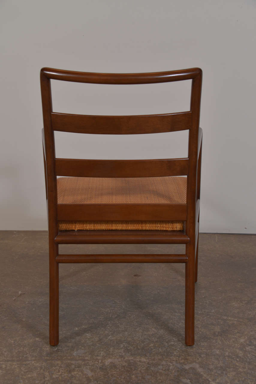 Wood T.H. Robsjohn-Gibbings Set of 6 Dining Chairs