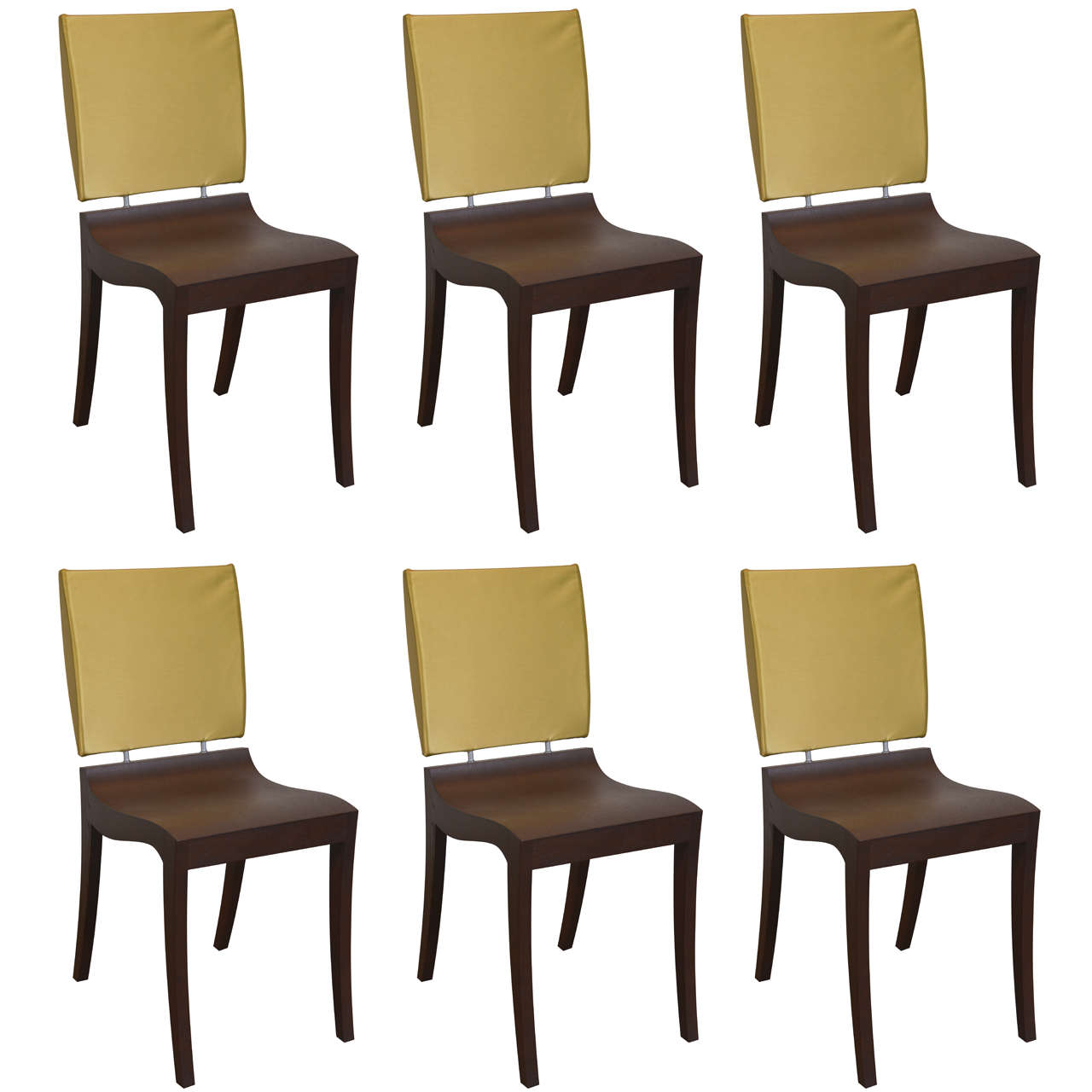 Set of Six Linge Roset Finn Dining Chairs