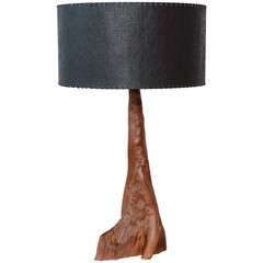 Mid Century Sculptural Natural Driftwood Root Table Lamp