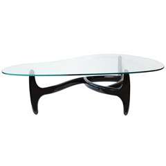 Designer Architectural Kidney Shaped Coffee Table