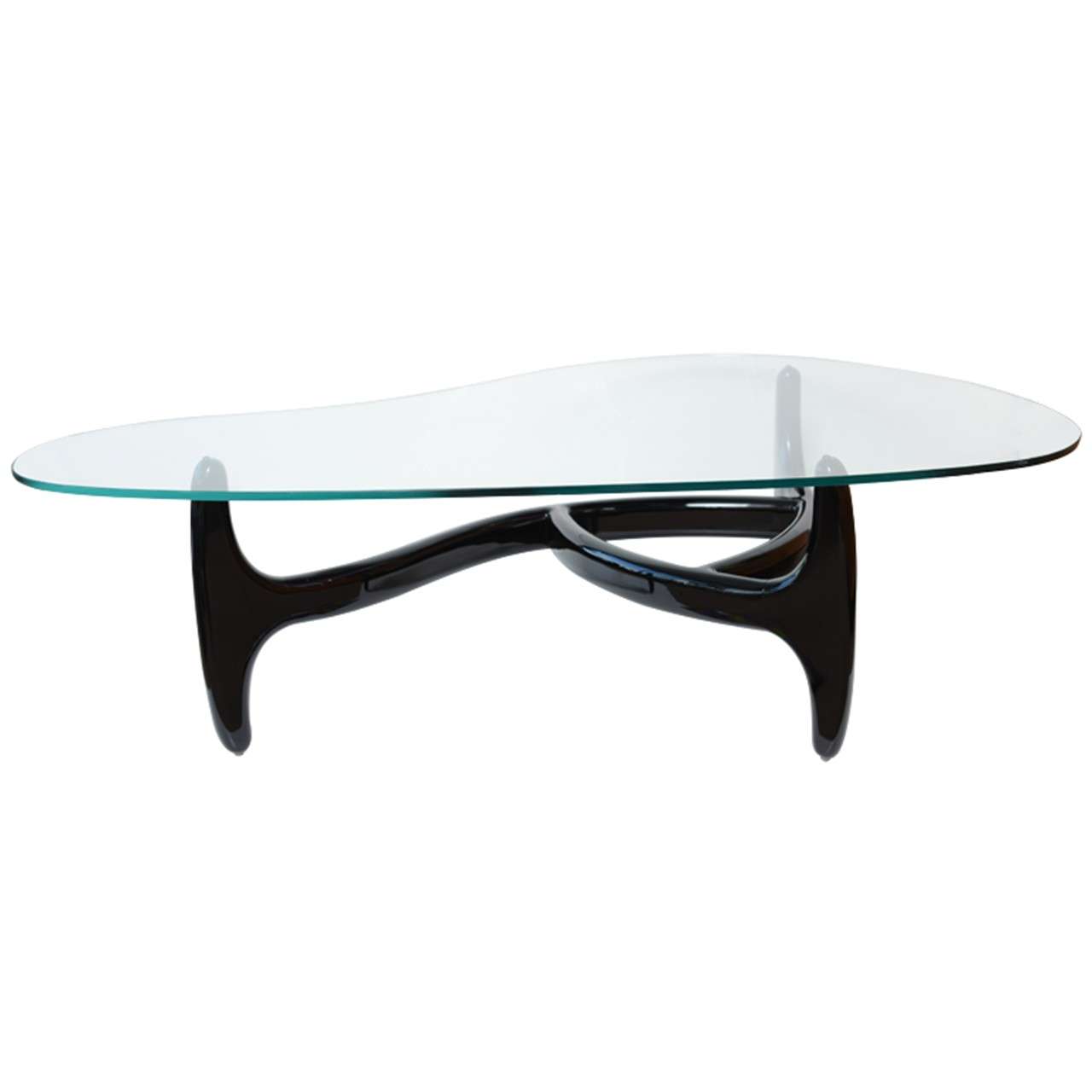 Designer Architectural Kidney Shaped Coffee Table at 1stDibs