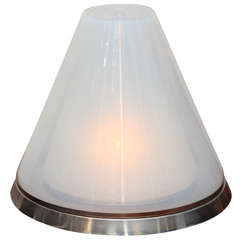Pyramid Glass Table Lamp by Carlo Nason for Mazzega