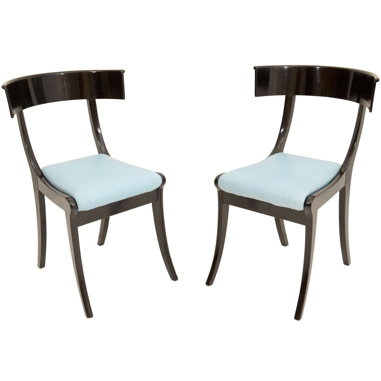 A Pair of Danish Klismos Chairs
