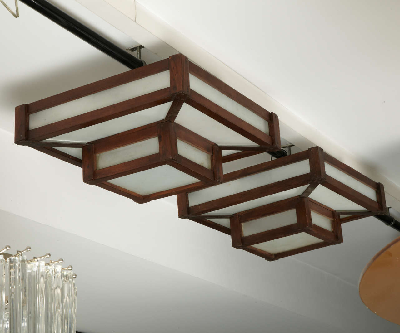 Pair Of Ceiling Lights By Francis Jourdain