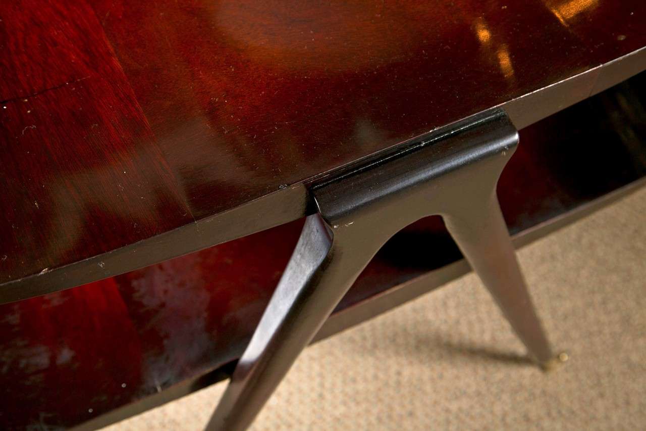 Italian Pair of  Mid Century Modern Sofa Tables For Sale