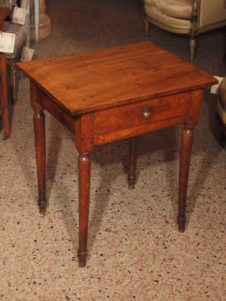 18th century Louis XVI walnut side table