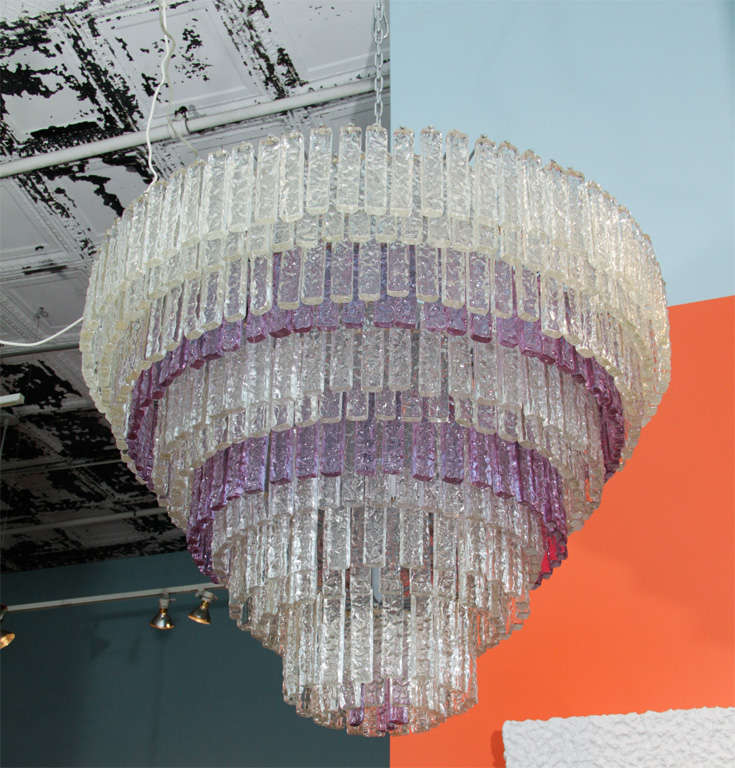 Large Scale, Crystal Hanging Fixture by Barbini
