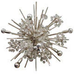Large Custom Handmade Crystal Sputnik 12