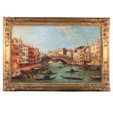 Venetian canal scene painting