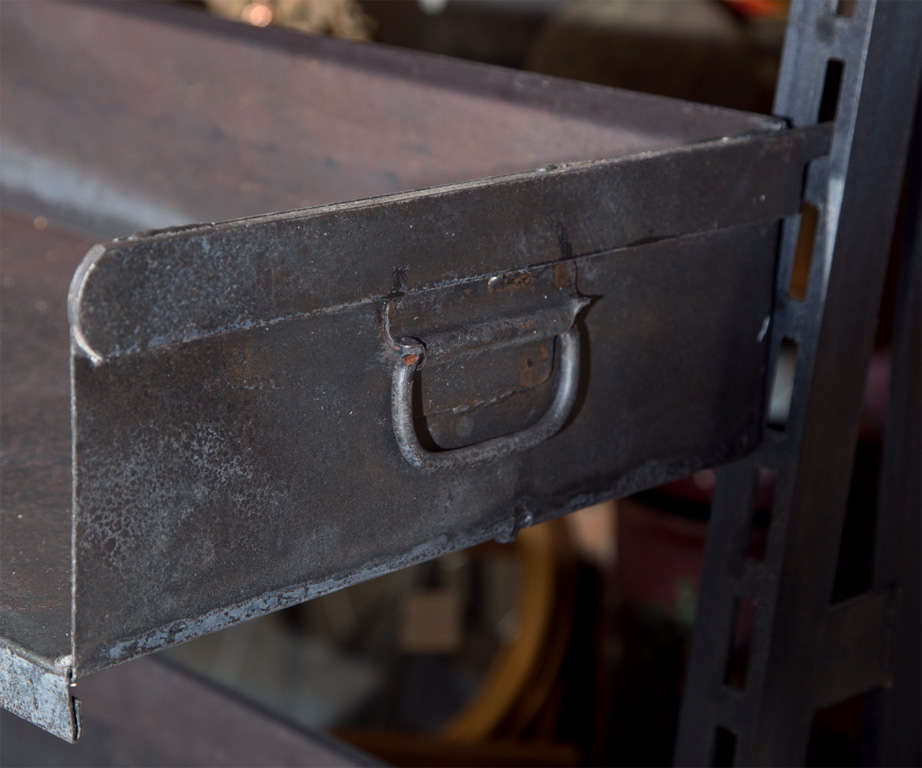 American Industrial Steel Shelf on Wheels