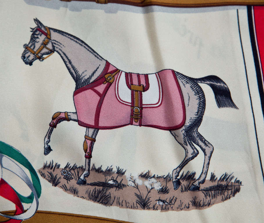 Women's or Men's Hermes Equestrian Silk Blouse presented by funkyfinders