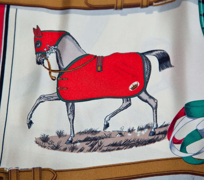 Hermes Equestrian Silk Blouse presented by funkyfinders 1