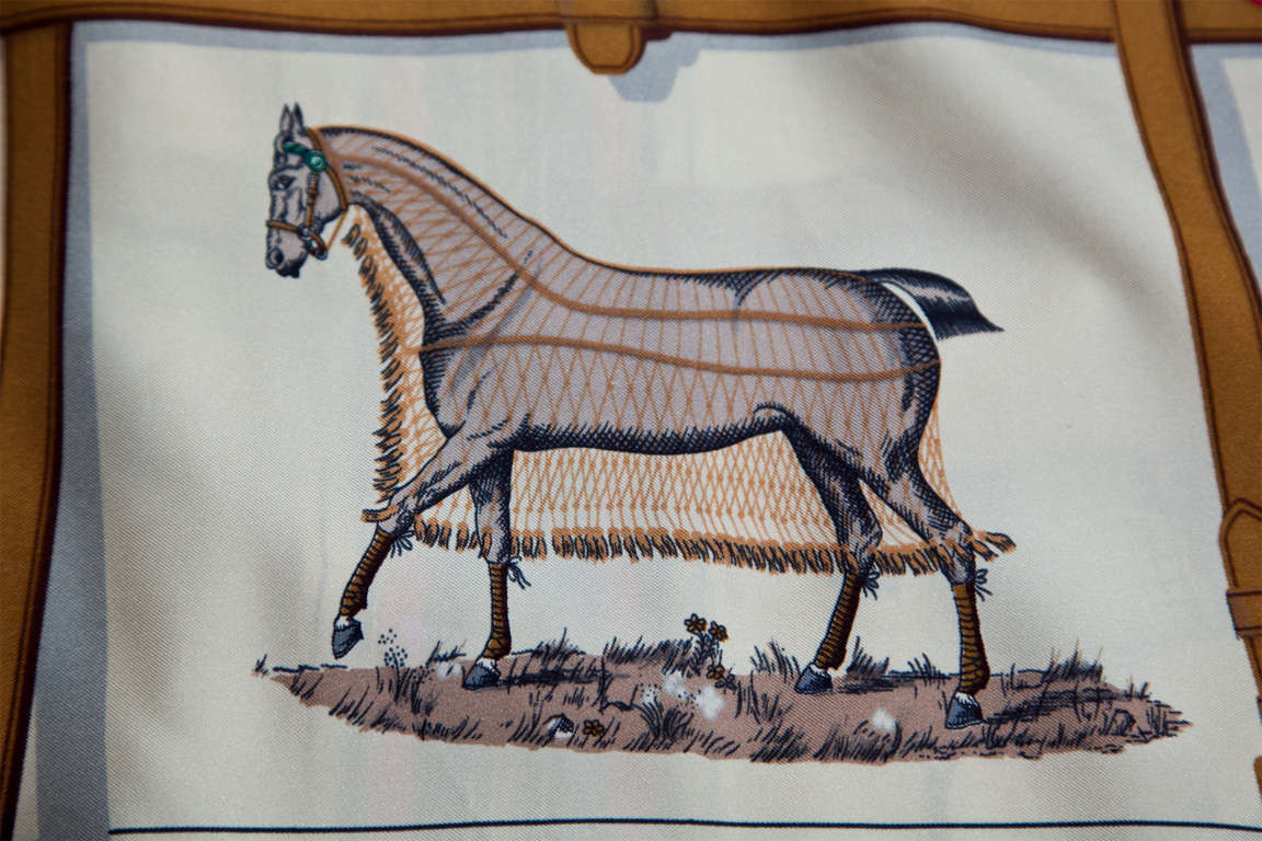 Hermes Equestrian Silk Blouse presented by funkyfinders 6