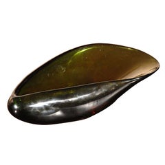 Rara ciotola in vetro di murano Archimede Seguso "Valva