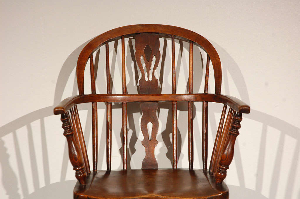 19thc Fantastic English Set Of Six Windsor Chairs 1