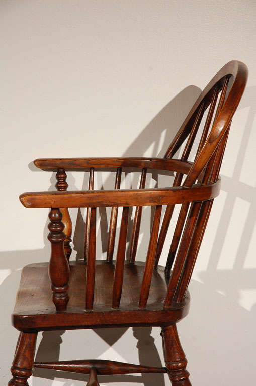 19thc Fantastic English Set Of Six Windsor Chairs 3