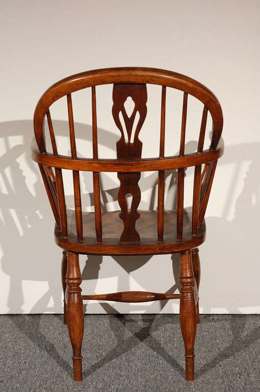 19thc Fantastic English Set Of Six Windsor Chairs 4