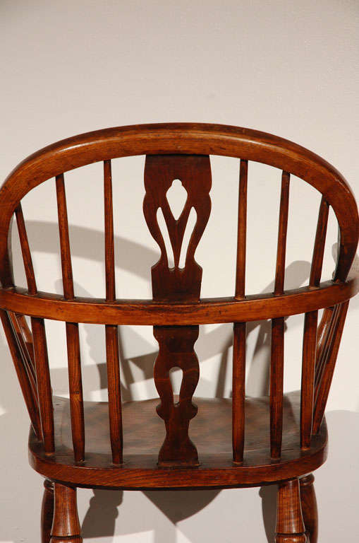 19thc Fantastic English Set Of Six Windsor Chairs 5